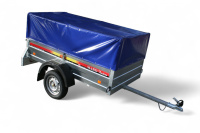 Nebrzděný přívěs s plachtou